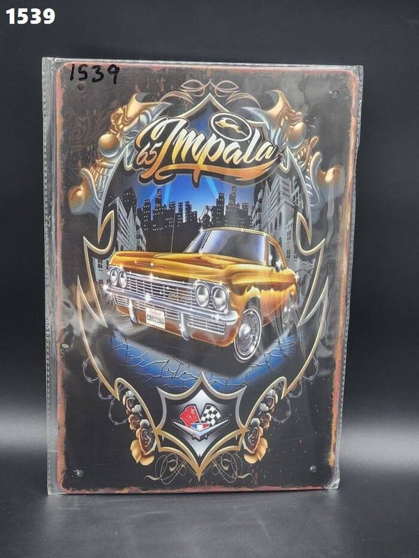 Tin Sign  1539 - 65 impala