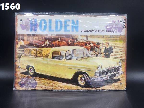 Tin Sign 1560 - Holden Australia's Own Utility