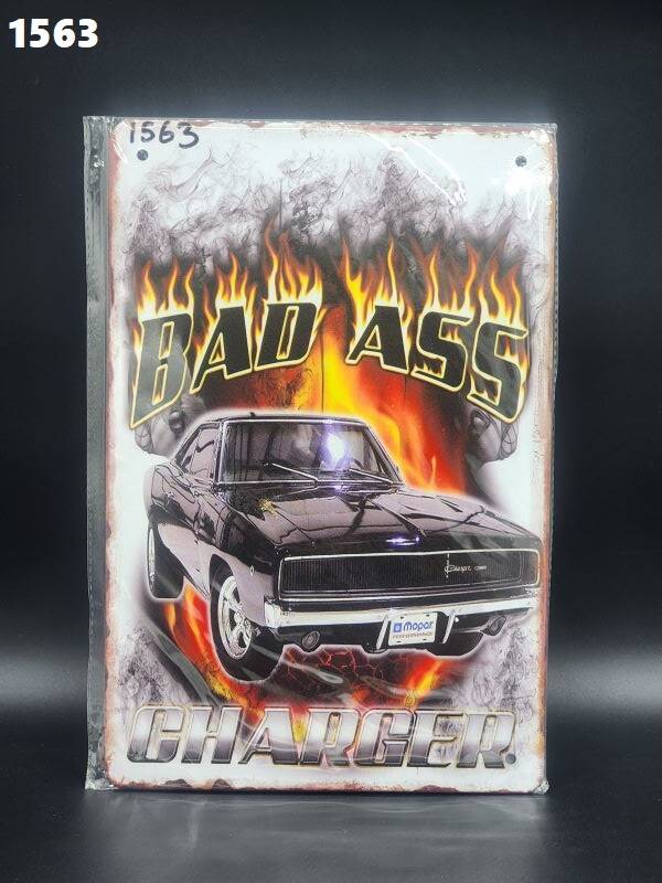 Tin Sign 1563 - Bad Ass Charger