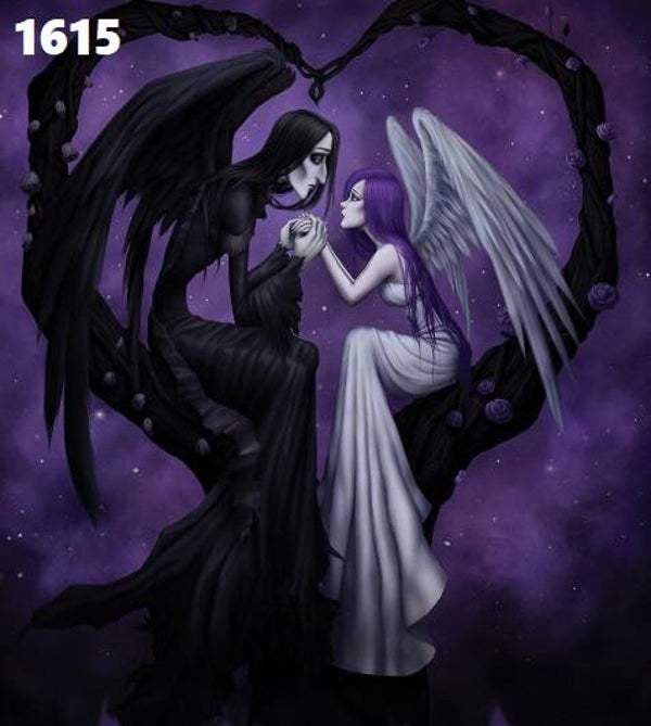 Tin Sign 1615 - Enamorte Les Yeux Amethyste