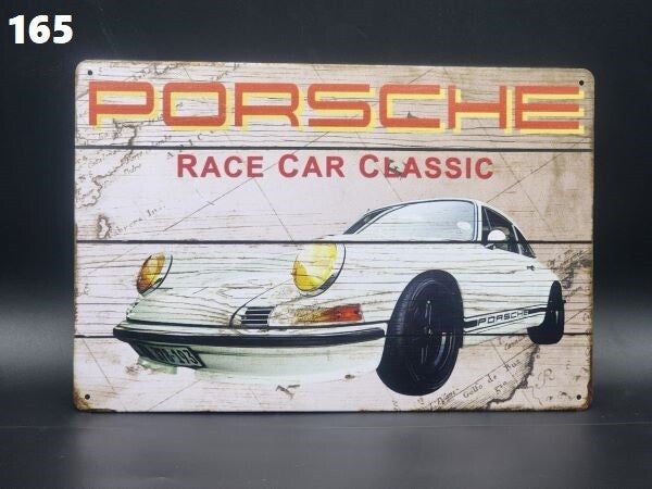 Tin Sign 165 - Porsche Race Car Classic