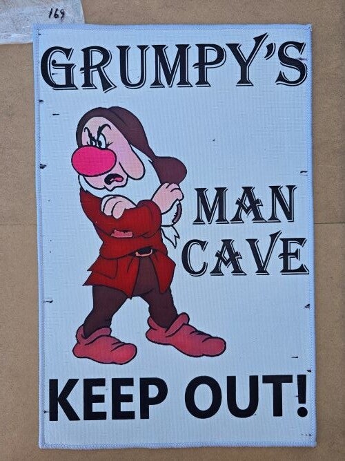 Mat 169 - Grumpy's Man Cave Keep Out!