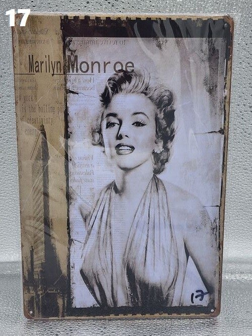 Tin Sign 17 - Marilyn Monroe