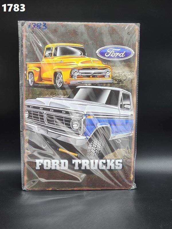 Tin Sign 1783 - Ford Trucks