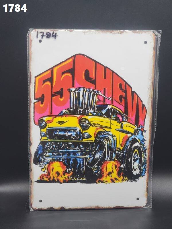 Tin Sign 1784 - 55 Chevy
