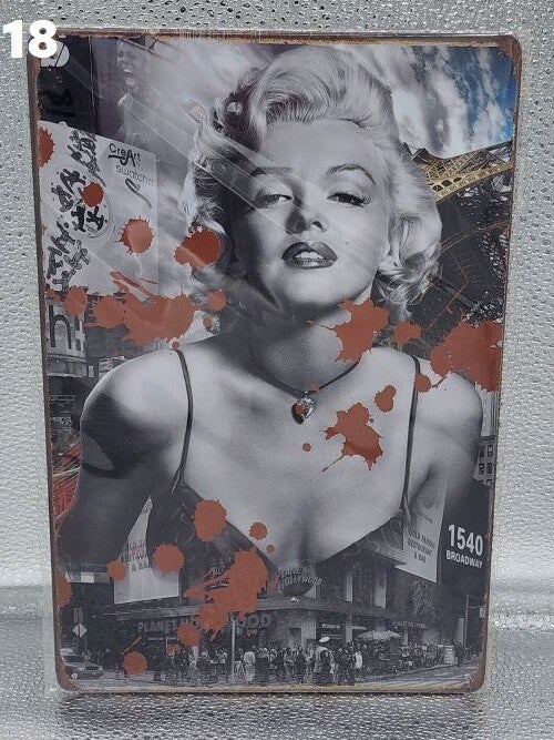 Tin Sign 18 - Marilyn Monroe 1540 Broadway