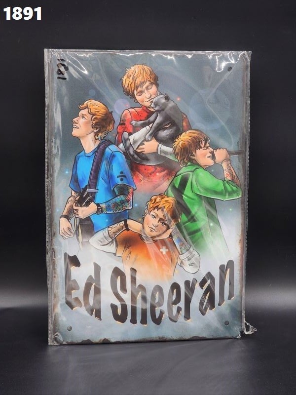 Tin Sign 1891 - Ed Sheeran