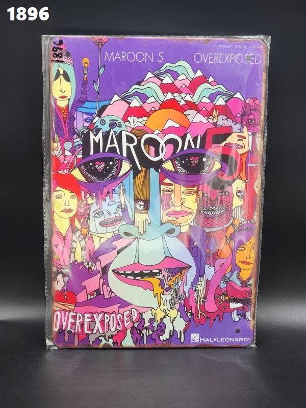 Tin Sign 1896 - maroon 5
