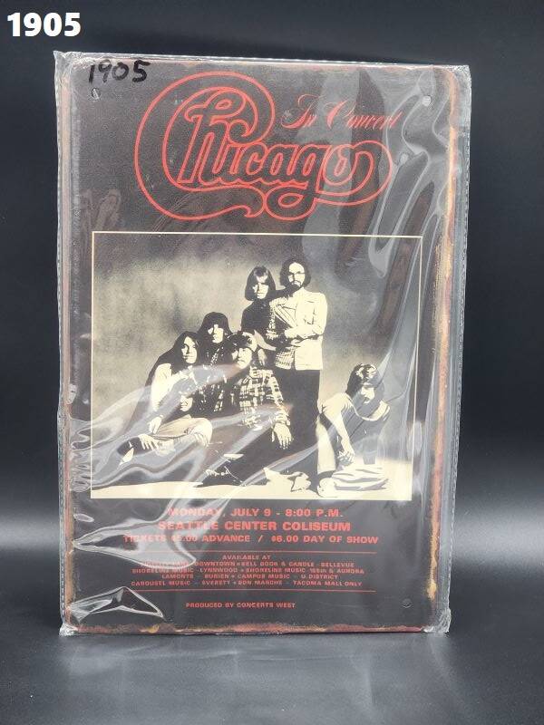 Tin Sign 1905 - chicago