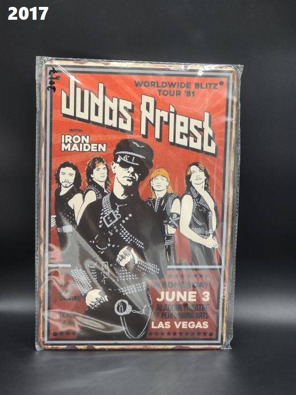 Tin Sign 2017 - Judas Priest W/Iron Maiden