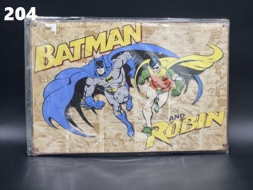 Tin Sign 204 - Batman and Robin