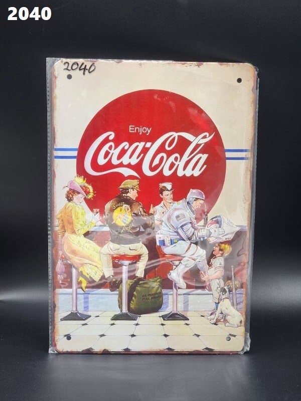 Tin Sign 2040 - Enjoy Coca-Cola Diner