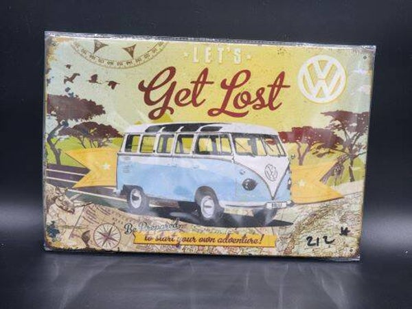 Tin Sign 212 - Let's Get Lost