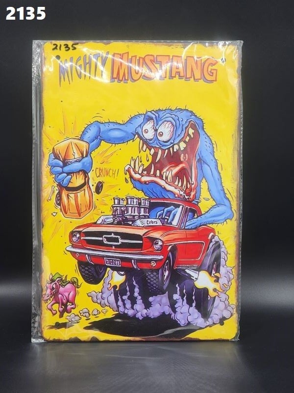 Tin Sign 2135 - Mighty Mustang
