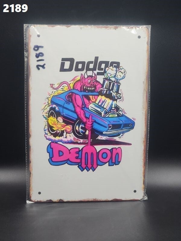 Tin Sign 2189 - Dodge Demon