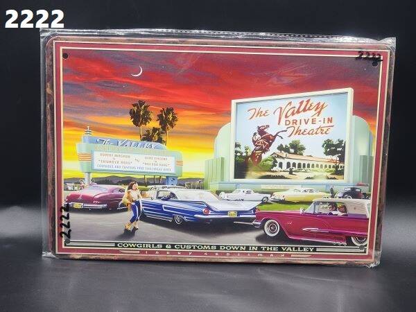 Tin Sign 2222 - The Valley Drive-In Theatre