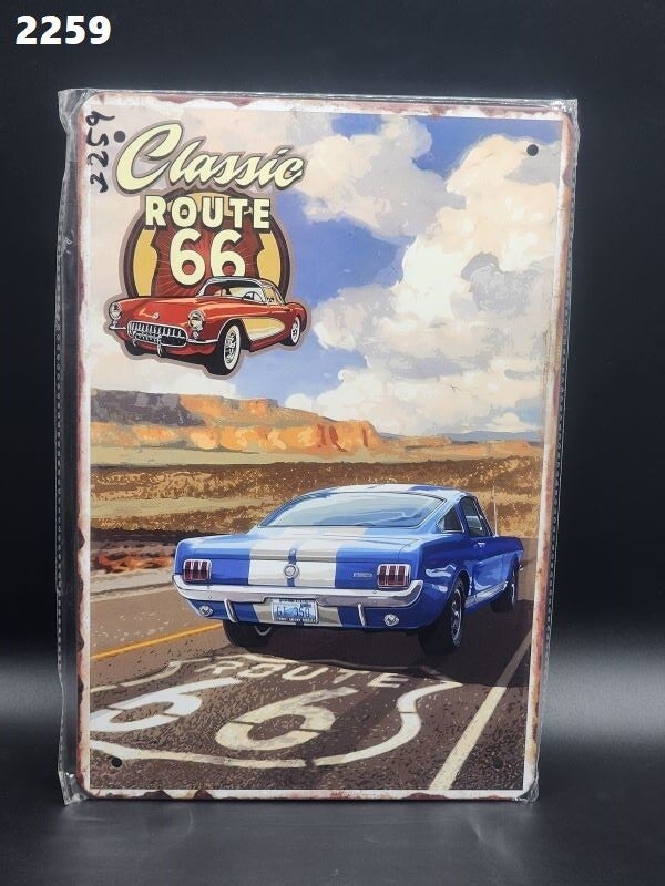 Tin Sign 2259 - Classic Route 66