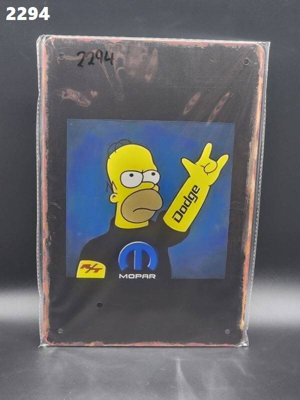 Tin Sign 2294 - Homer Mopar Dodge