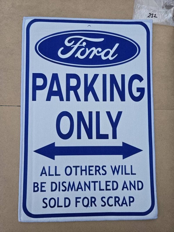 Mat 232 - Ford Parking Only