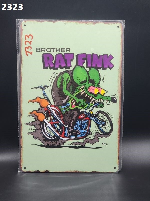 Tin Sign  2323 - Brother Rat Fink