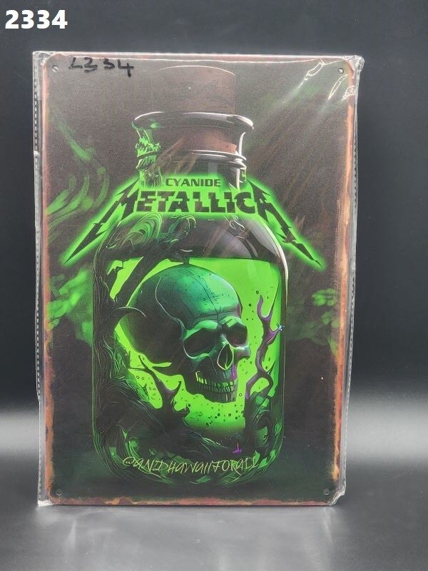 Tin Sign 2334 - Cyanide Metallica