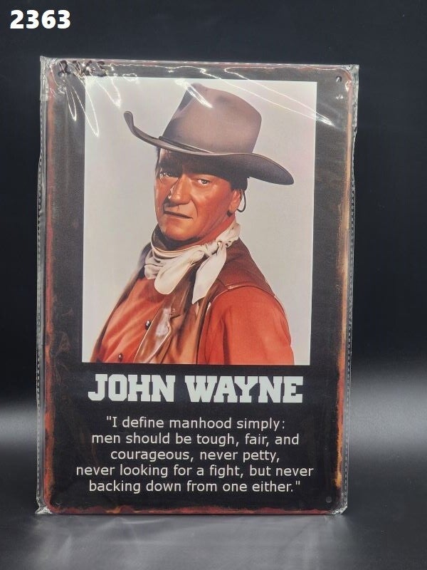 Tin Sign 2363 - John Wayne