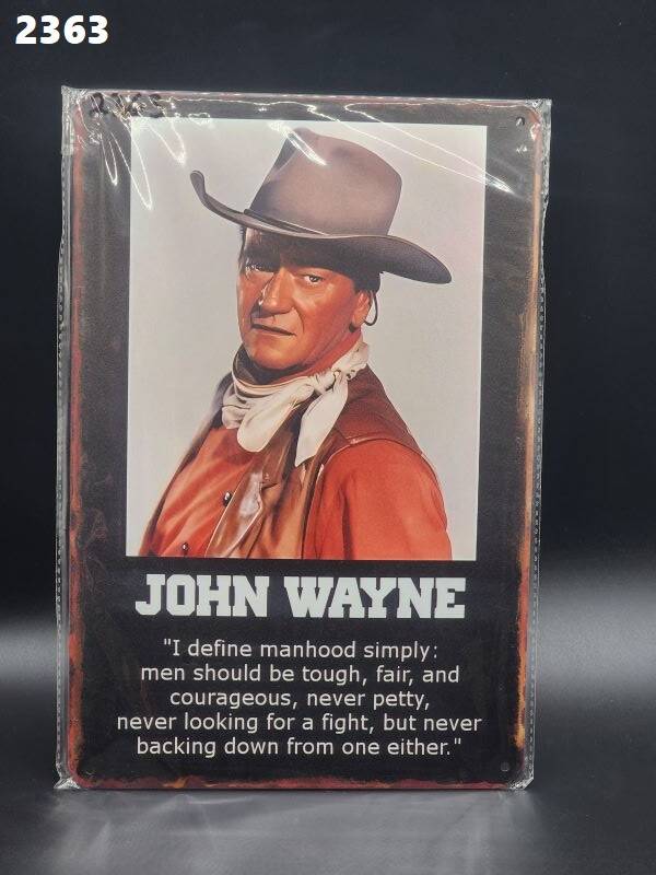 Tin Sign 2363 - John Wayne
