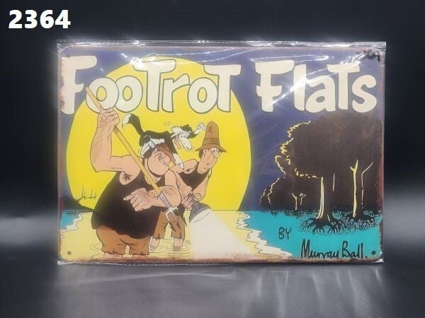 Tin Sign 2364 - Footrot Flats Fishing