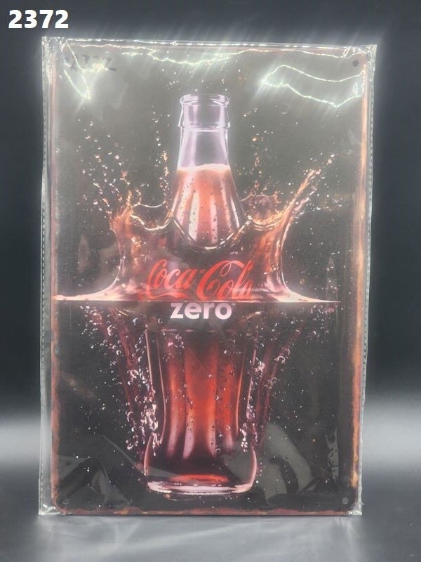 Tin Sign 2372 - Coca-Cola Zero