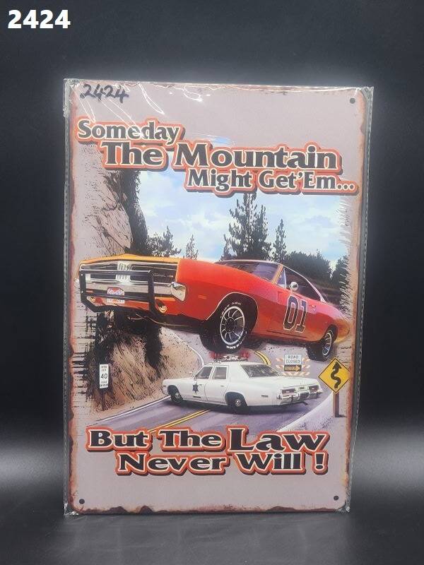Tin Sign 2424 - The Dukes Of Hazzard Someday