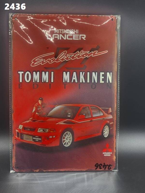 Tin Sign 2436 - Mitsubishi Lancer Tommi Makinen Edition