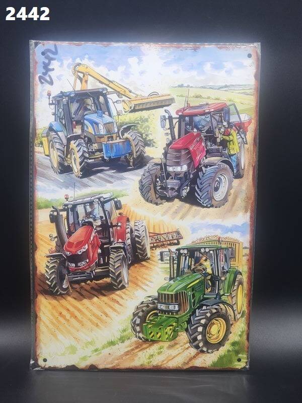 Tin Sign 2442 - Tractor Models