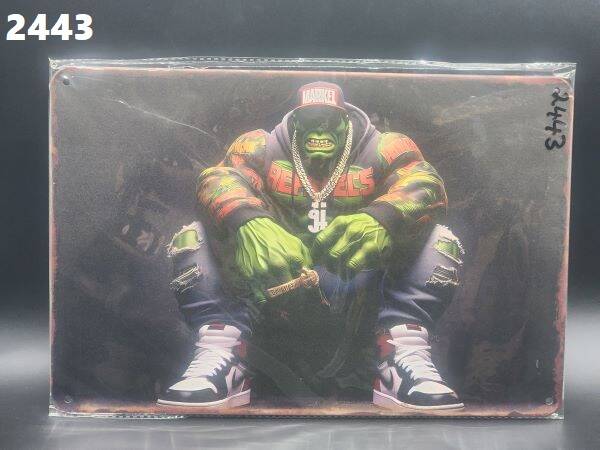 Tin Sign 2443 - Hulk Ganster
