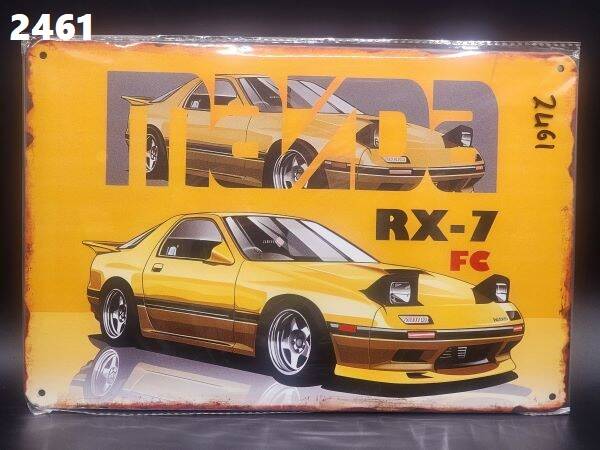 Tin Sign 2461 - Mazda RX 7