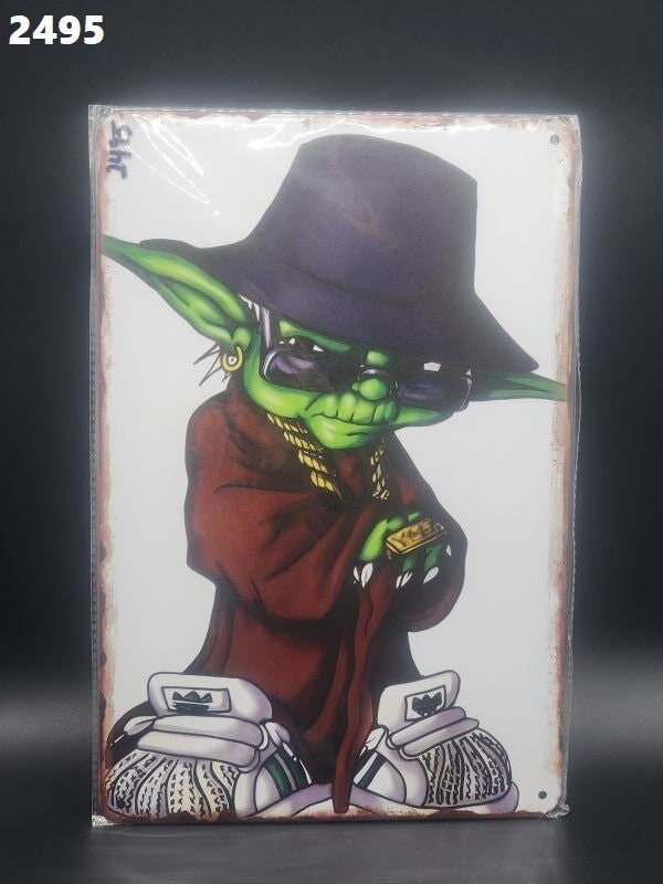 Tin Sign 2495 - Yoda