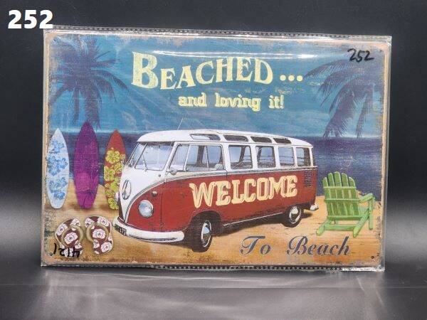 Tin Sign 252 - Beached...And Loving It