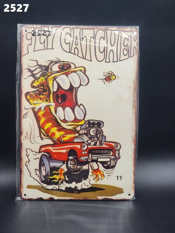 Tin Sign 2527 - Fly Catcher