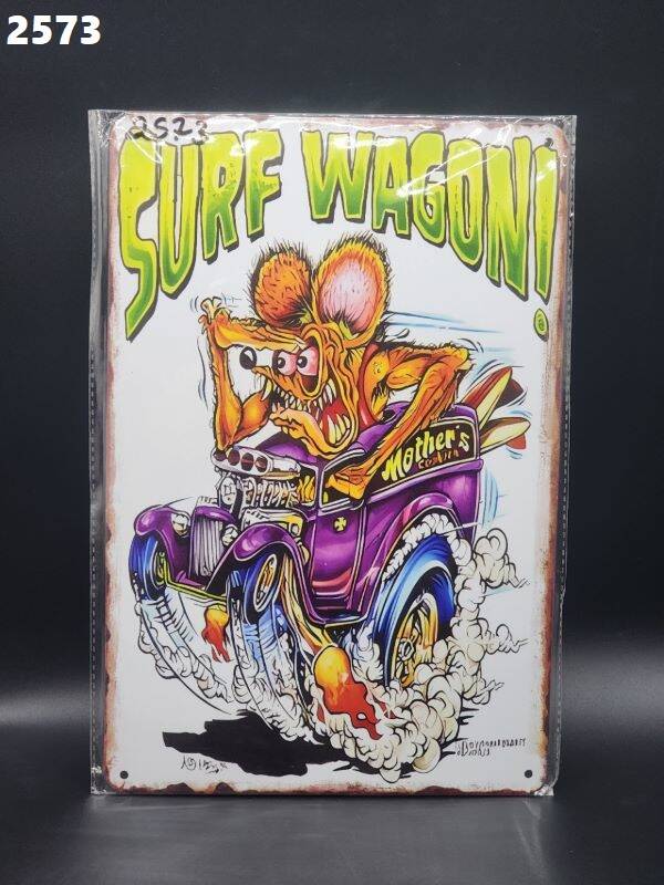 Tin Sign 2573 - Surf Wagon!