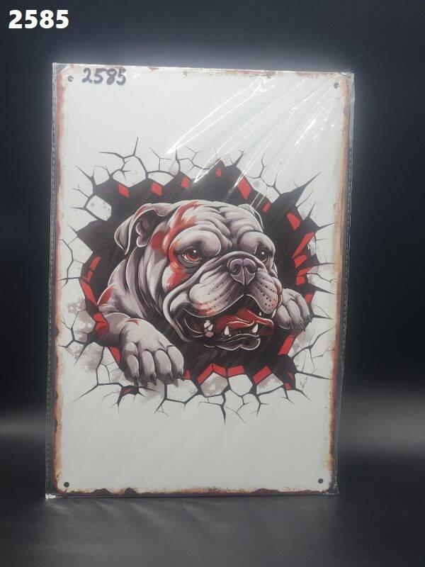 Tin Sign 2585 -  Bulldog