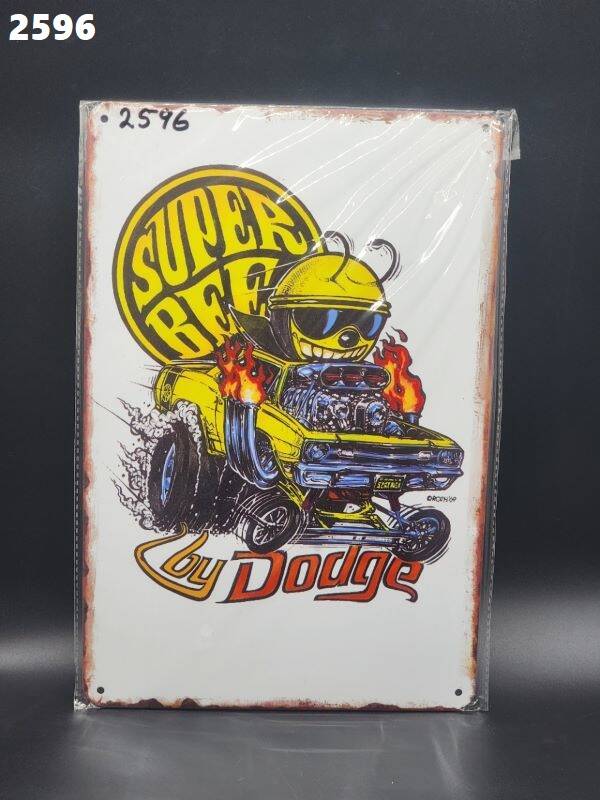 Tin Sign 2596 - Rat Fink Super Bee by Dodge
