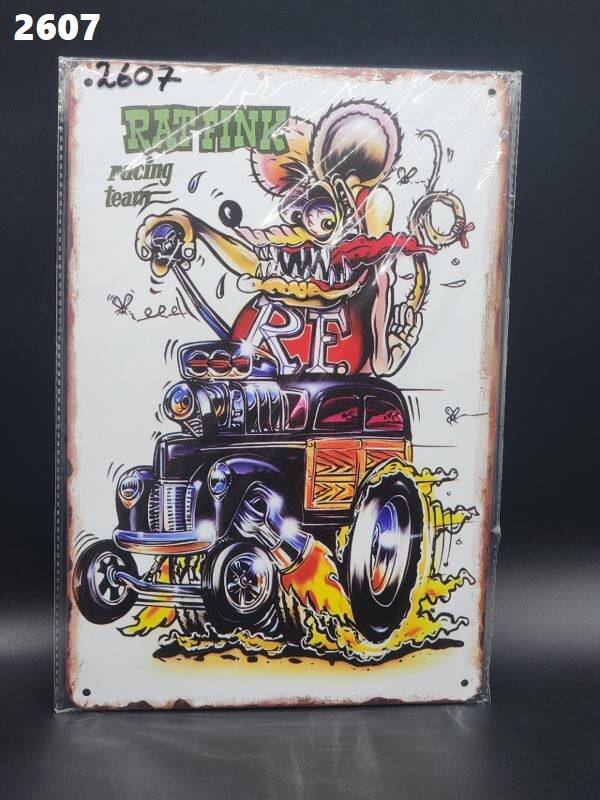 Tin Sign 2607 - Rat Fink Racing Team