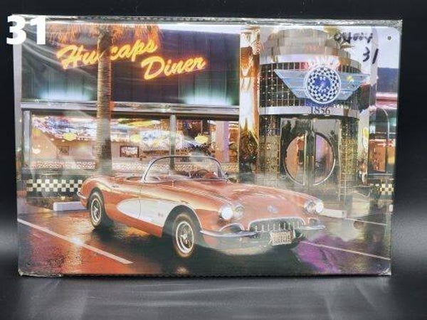 Tin Sign 31 - Hubcabs Diner