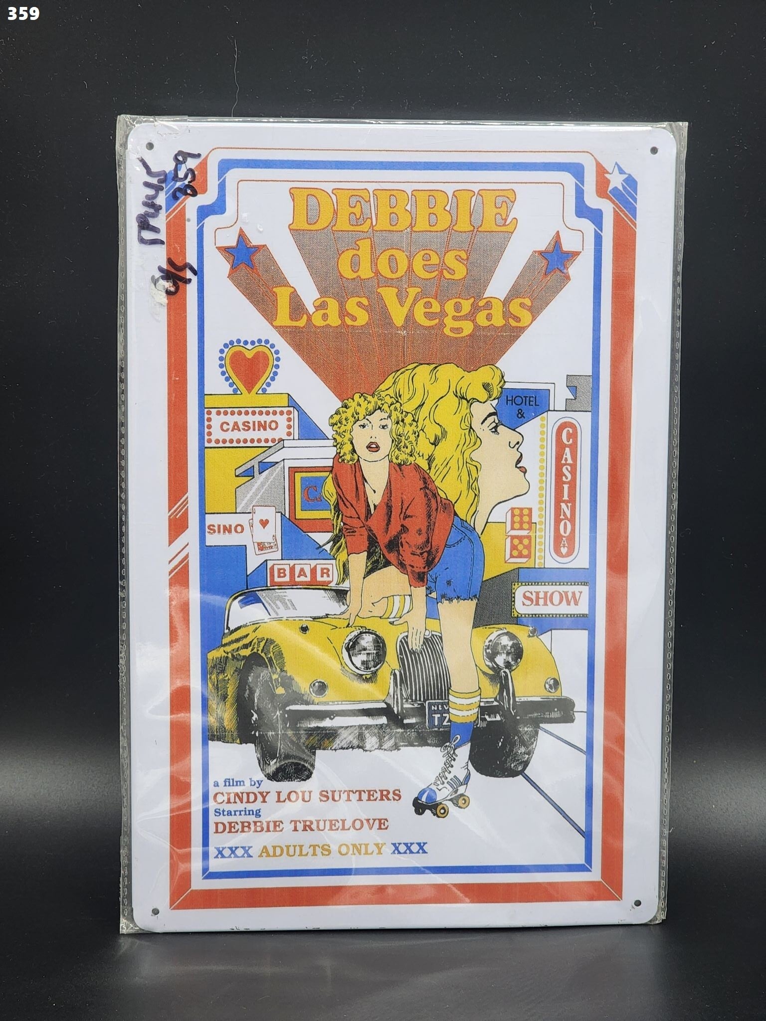 Tin Sign 359 - Debbie Does Las Vegas