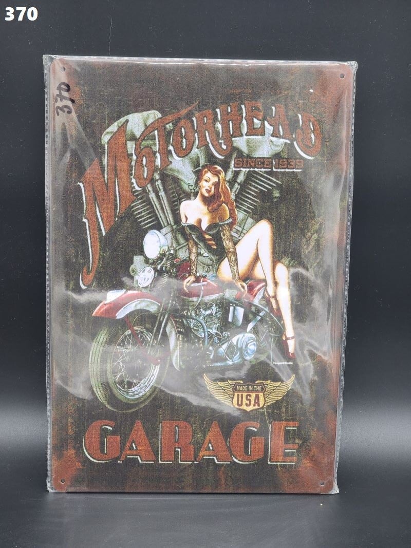 Tin Sign 370 - Motorhead Garage
