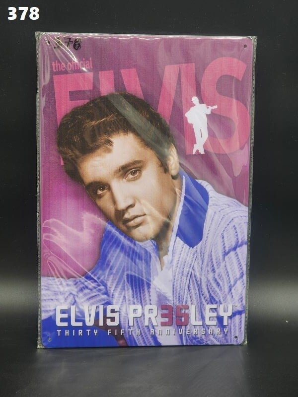 Tin Sign 378 - The Official Elvis