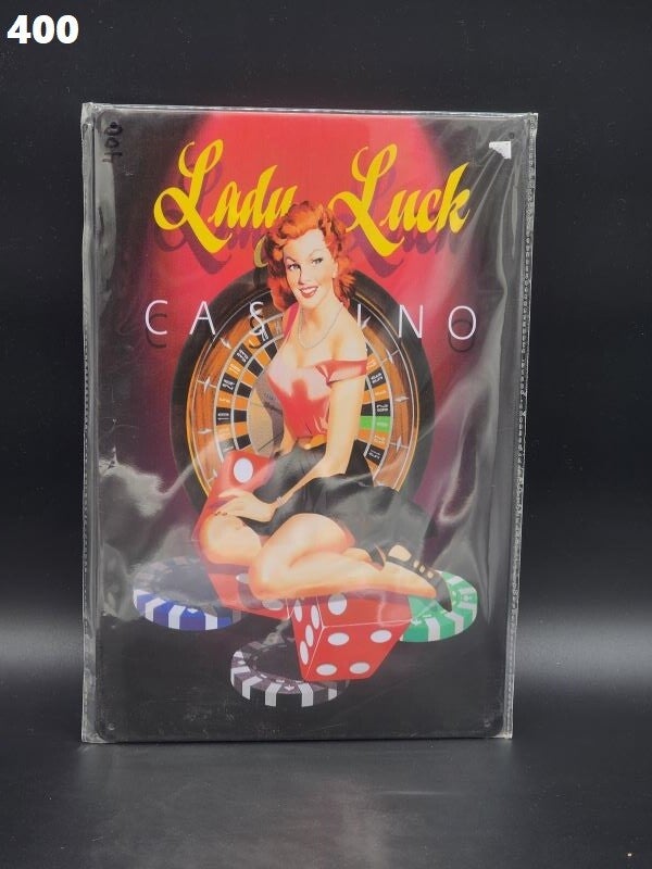 Tin Sign 400 - Lady Luck Casino