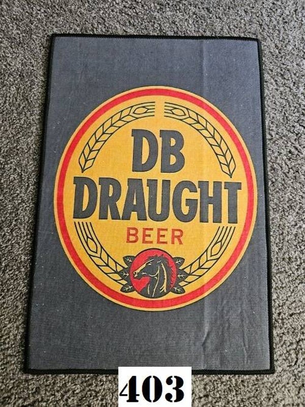 Mat 403 - DB Draught Beer label