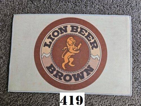 Mat 419 - Lion Beer Brown