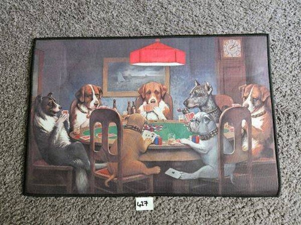Mat 427 - Poker Dogs