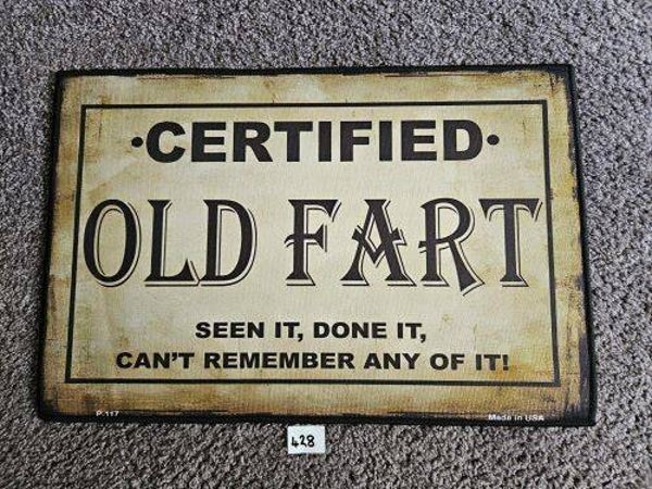 Mat 428 - Certified Old Fart